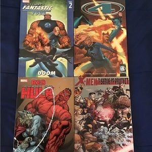 4 Marvel trade paperbacks
